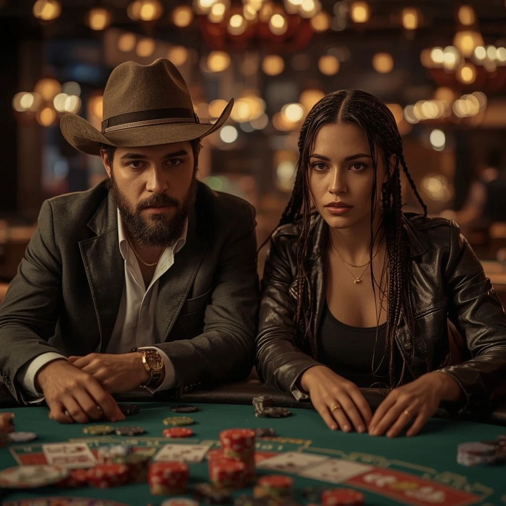 foto de dos jugadores de póker SILVER OAK CASINO